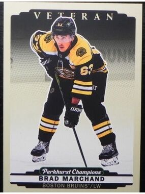 🇨🇦NOW $1🍀 Brad Marchand  2022/23 Parkhurst Boston Bruins Hockey Card